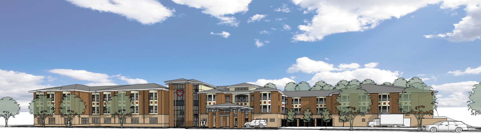 Ronald McDonald House of Rochester MN Outside Expansion Drawing
